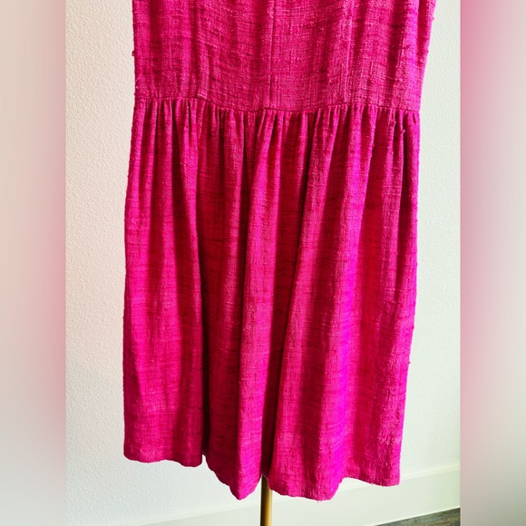 Prada Fuchsia luxury dress with embroidered pearls size S - Picture 7 of 9
